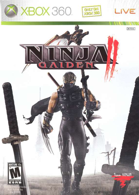 Ninja Gaiden II box art for Xbox 360